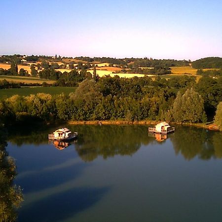 Cabanes Flottantes Du Lac De Pelisse Hotel Douzains Kültér fotó